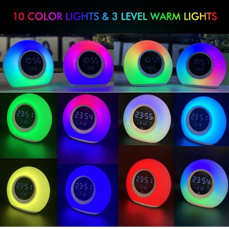 Altoparlante Bluetooth con luce d'atmosfera P11 LED con allarme e display della temperatura, P11