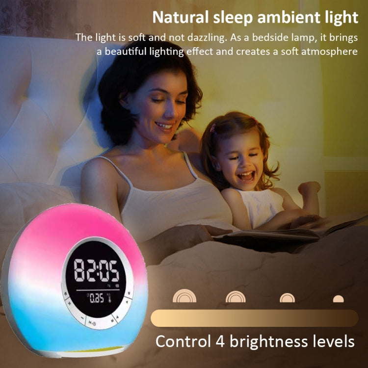 Altoparlante Bluetooth con luce d'atmosfera P11 LED con allarme e display della temperatura, P11