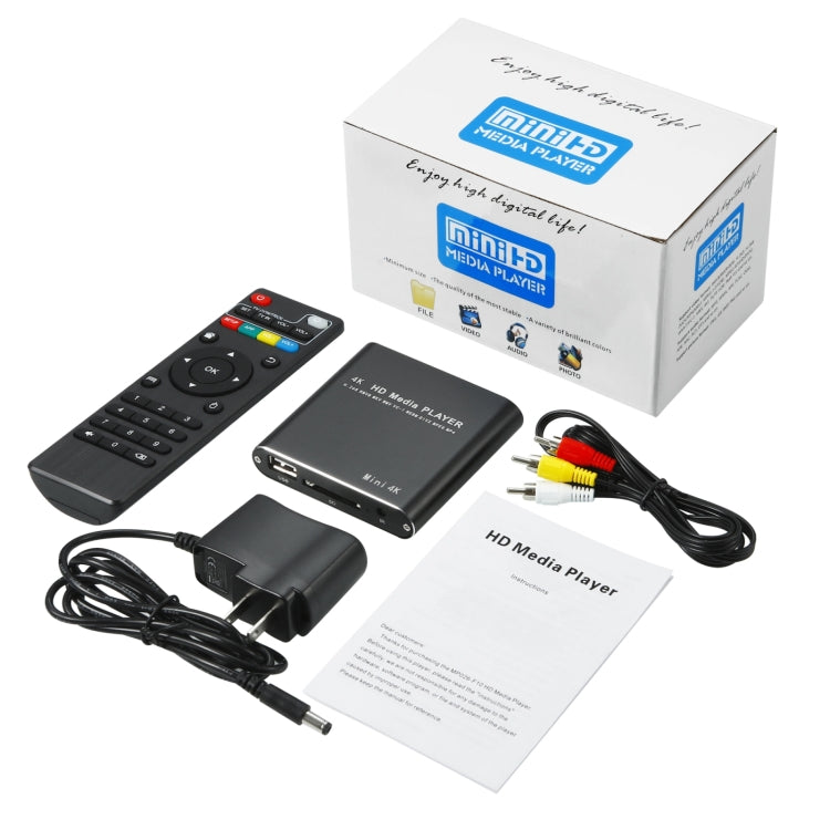 X9 Lettore multimediale HD 4K Video Loop Lettore multimediale esterno USB Lettore AD