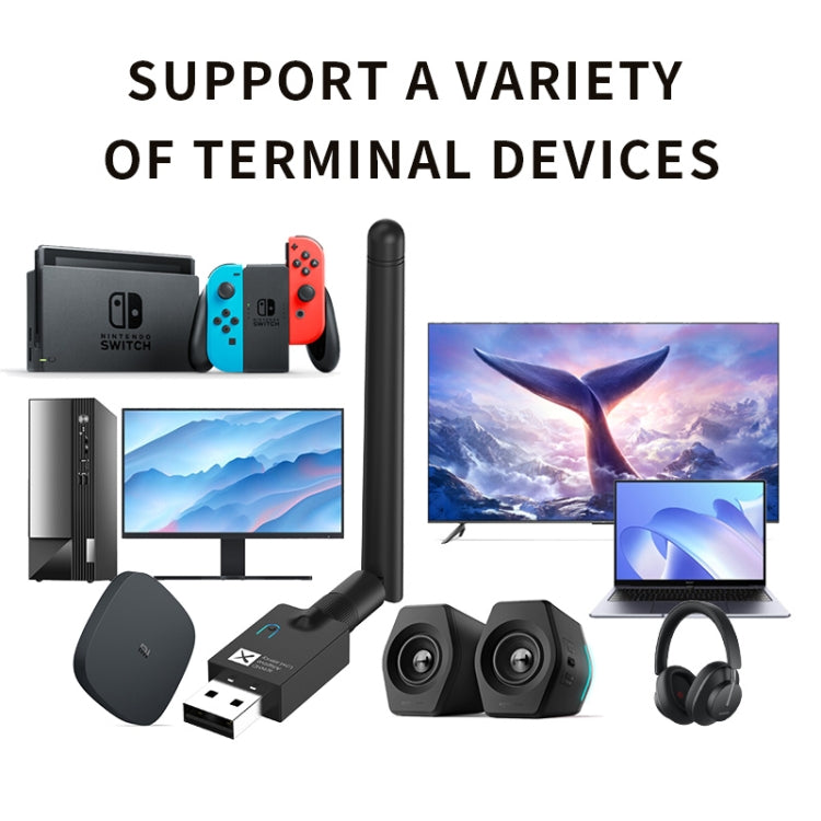 YET-T10 QCC5.2 Qualcomm Trasmettitore audio Bluetooth a bassa latenza Supporta Aptx