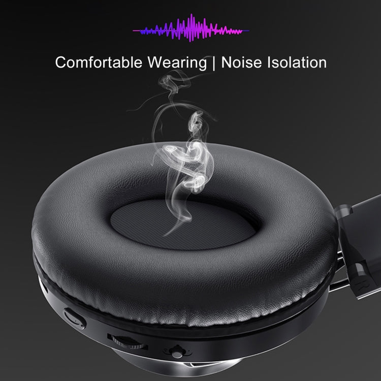 Cuffie musicali stereo wireless pieghevoli S4000 con microfono Ingresso AUX da 3,5 mm / Scheda TF / FM