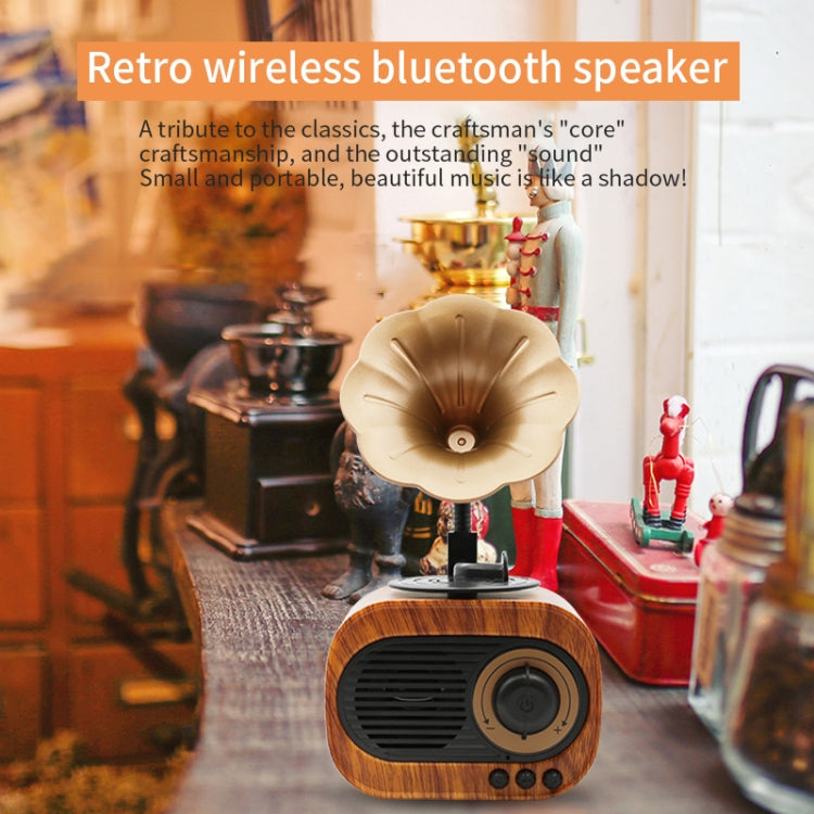 Altoparlante stereo portatile wireless dal design retrò fonografico B5, B5