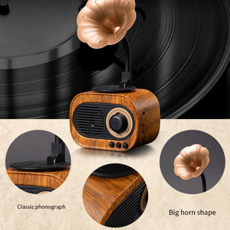 Altoparlante stereo portatile wireless dal design retrò fonografico B5, B5