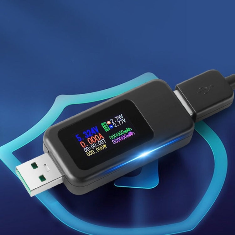 KWS-MX18 10 in 1 USB DC Tester Misuratore di corrente 4-30V Misuratore di tensione Amperometro digitale Misuratore digitale