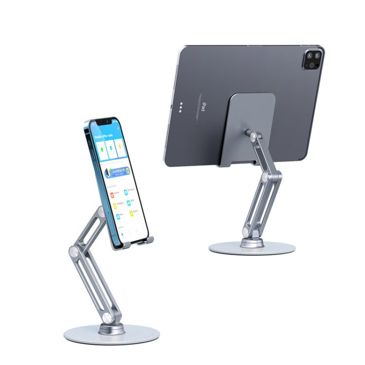 BONERUY L08 Staffa rialzata per telefono tablet Supporto pieghevole per bracciolo lungo pieghevole