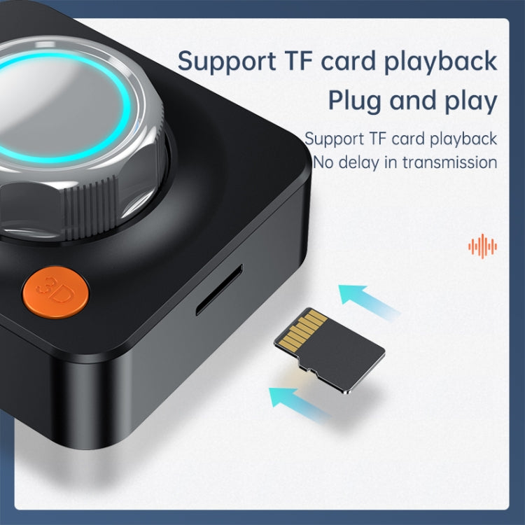Ricevitore audio Bluetooth 5.1 C39HD L'uscita in fibra coassiale AUX supporta la riproduzione TF, Bluetooth 5.1 Audio Receiver