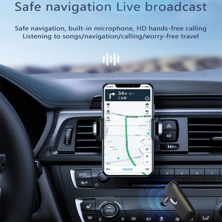 BR06 Bluetooth 5.0 Ricevitore Altoparlante Amplificatore Vivavoce per auto