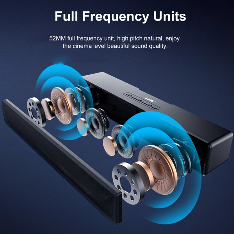 AEC BT601 RGB Light HiFi Soundbar Altoparlante Bluetooth Home Theater, BT601