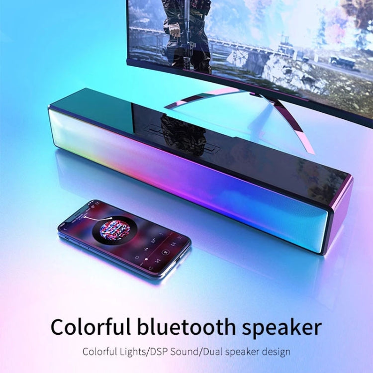 AEC BT601 RGB Light HiFi Soundbar Altoparlante Bluetooth Home Theater, BT601