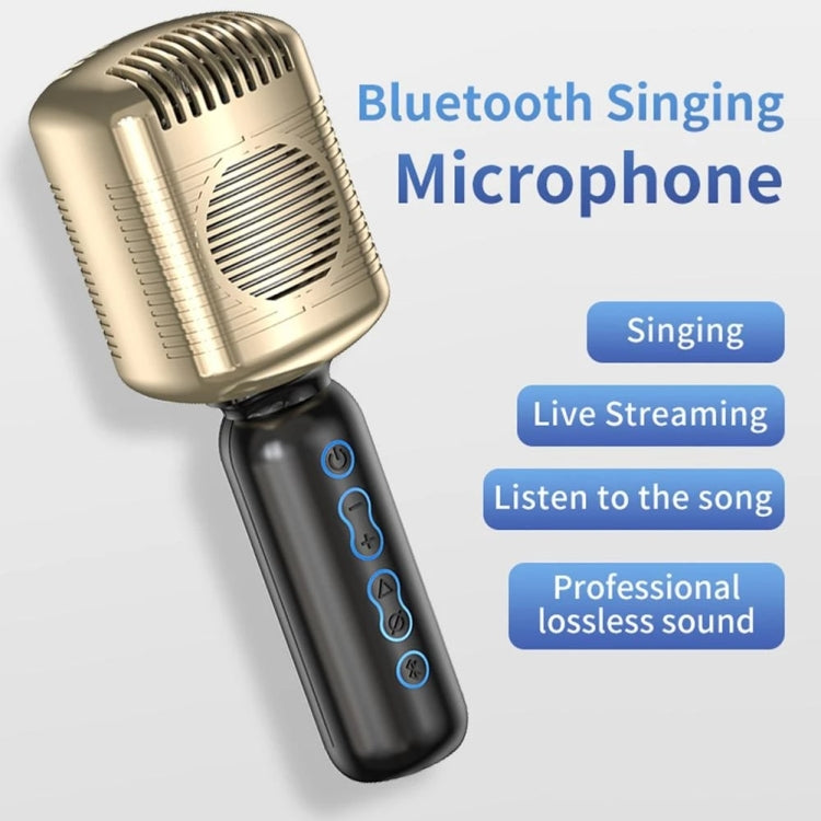 Microfono wireless KM600 Riduzione del rumore portatile TWS Microfono a condensatore compatibile con Bluetooth intelligente Lettore musicale per cantare