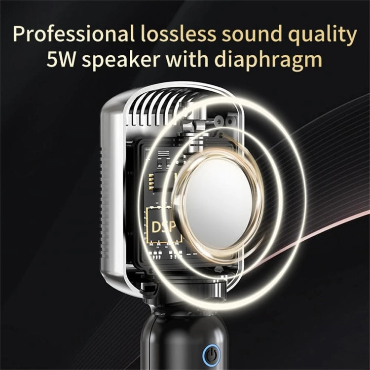 Microfono wireless KM600 Riduzione del rumore portatile TWS Microfono a condensatore compatibile con Bluetooth intelligente Lettore musicale per cantare