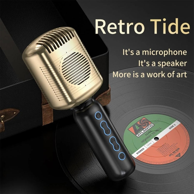 Microfono wireless KM600 Riduzione del rumore portatile TWS Microfono a condensatore compatibile con Bluetooth intelligente Lettore musicale per cantare