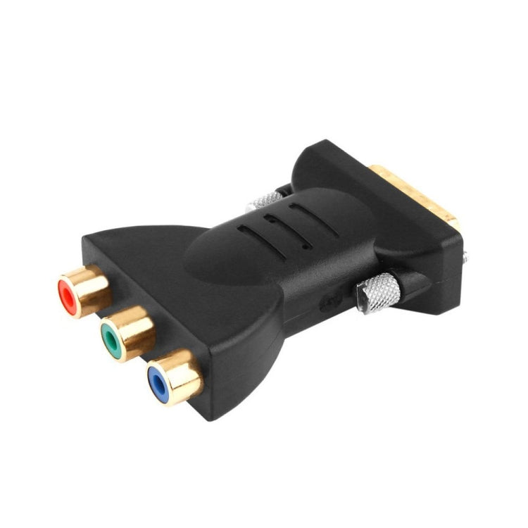 Convertitore di componenti AV audio video placcato oro DVI-I 24+5 maschio a 3 RCA placcato oro