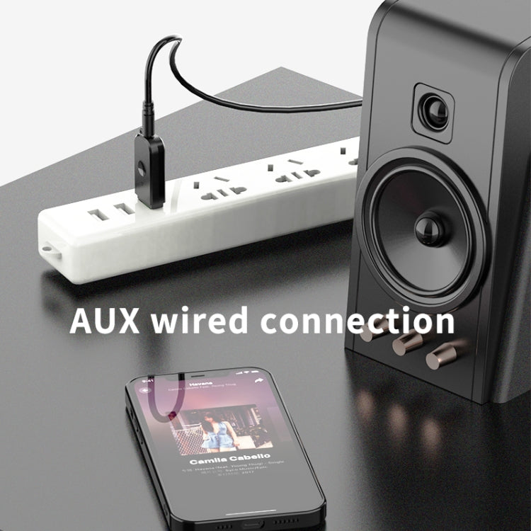 Trasmettitore ricevitore audio Bluetooth 5.3 H210 2 in 1 doppia uscita AUX+USB, H210