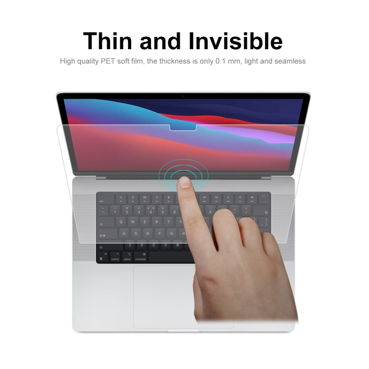 Per MacBook Air 13.6 A2681 ENKAY Hat-Prince Clear HD PET Proteggi schermo per laptop