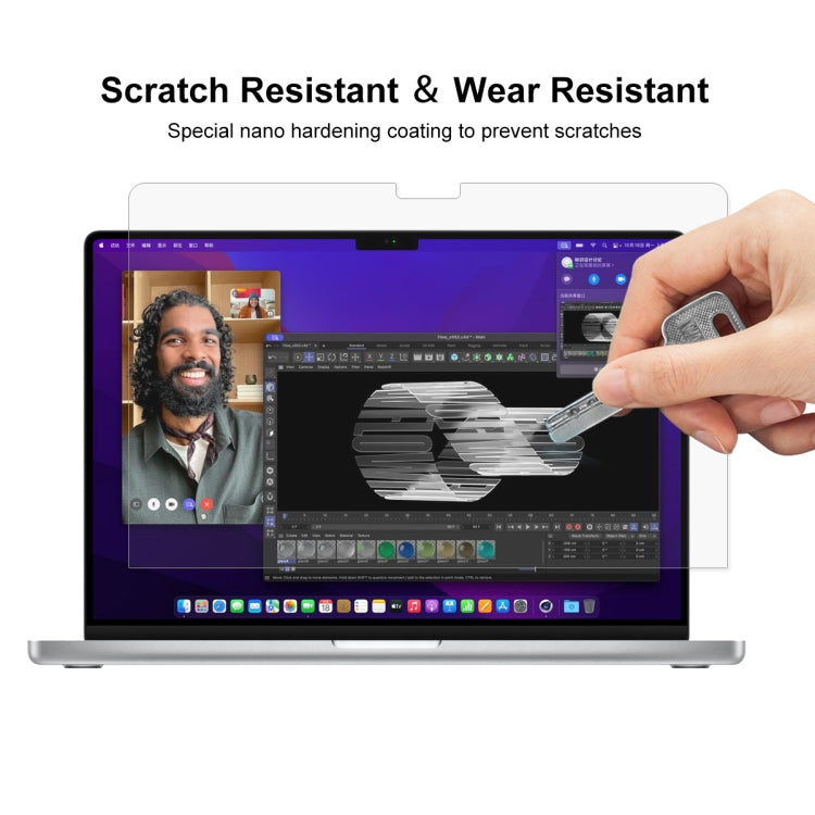Per MacBook Air 13.6 A2681 ENKAY Hat-Prince Clear HD PET Proteggi schermo per laptop