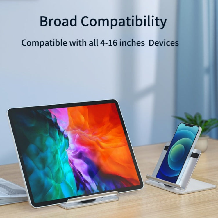 Il supporto per tablet da tavolo TM08 regola il supporto per telefono ruotabile a 360 gradi in alluminio, TM08