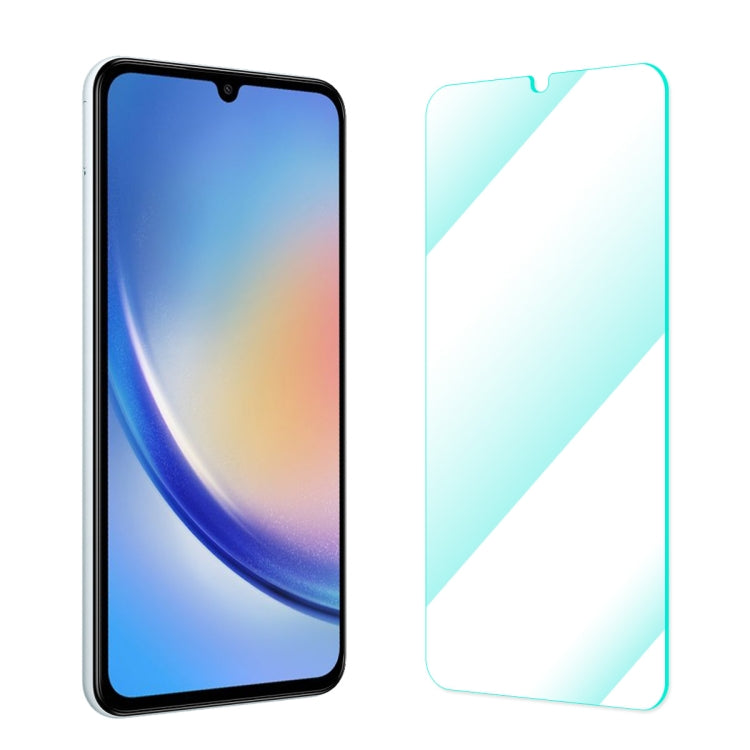 Per Samsung Galaxy A34 ENKAY Hat-Prince 0.26mm 9H 2.5D Pellicola in vetro temperato ad alta alluminio-silicio, For Samsung Galaxy A34 / M34 / F34(1pc), For Samsung Galaxy A34 / M34 / F34(2pcs), For Samsung Galaxy A34 / M34 / F34(5pcs)