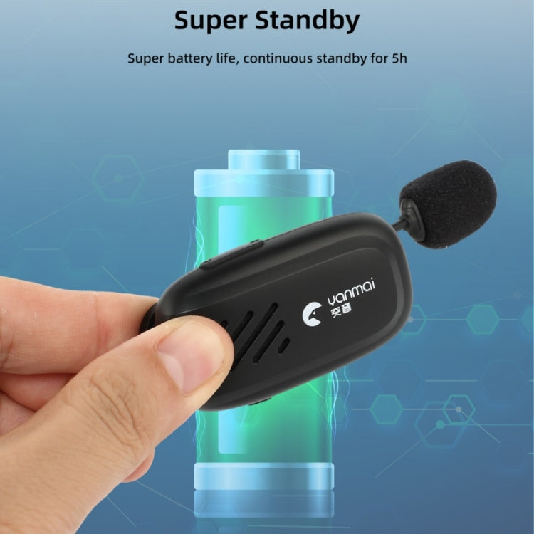 Yanmai K2 Mini microfono da bavero Bluetooth wireless portatile