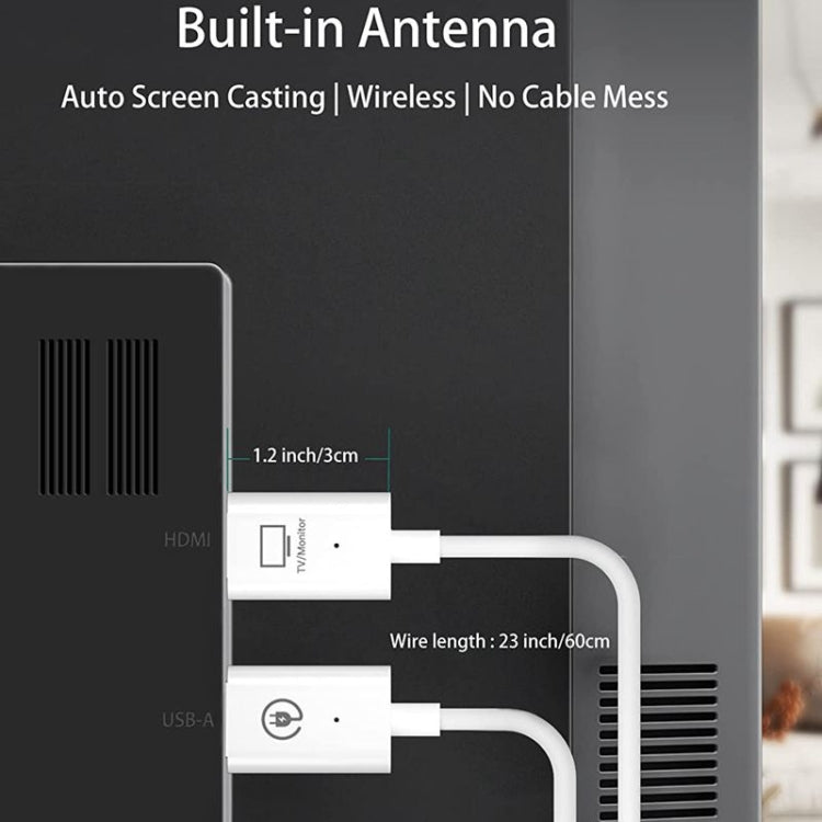 Kit trasmettitore e ricevitore HDMI wireless, adattatore di estensione wireless HDMI, proiezione audio video 1080P 60fps per PC, laptop, fotocamera su HDTV/proiettore
