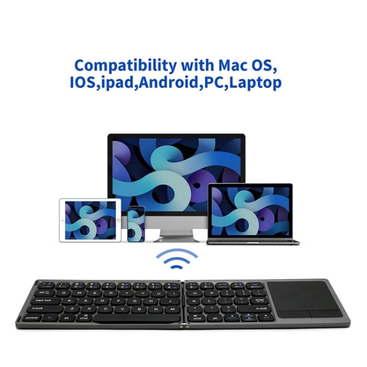 FK328T Telefono cellulare Tablet Laptop Tastiera wireless Bluetooth Tastiera portatile ripiegabile in 3, FK328T
