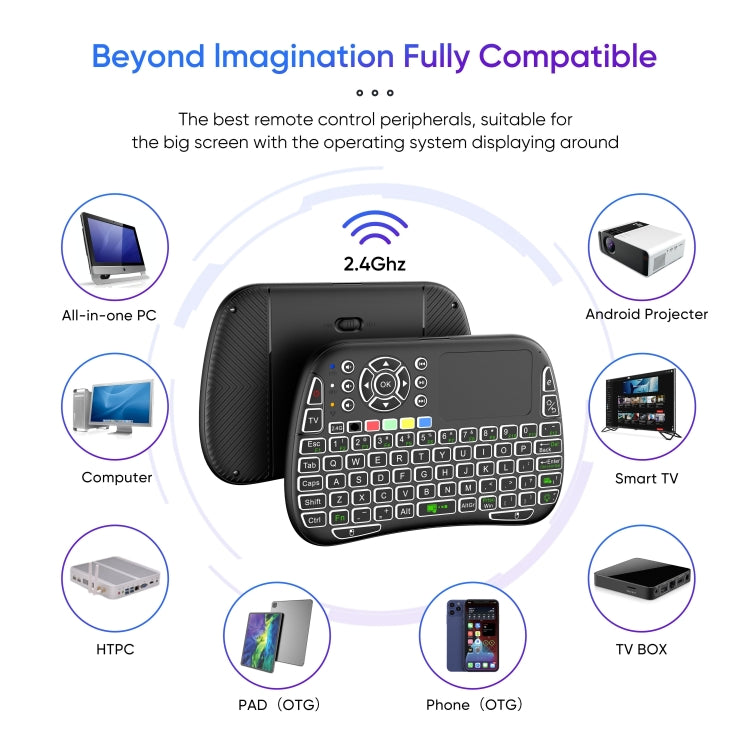 M9 Mini tastiera wireless telecomando mouse tastiera combinata supporto touchpad vocale