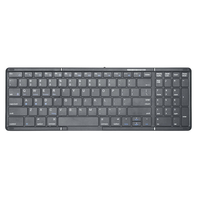 B099 Tablet Laptop Tastiera Bluetooth wireless a 3 modalità Tastiera silenziosa pieghevole ricaricabile, B099