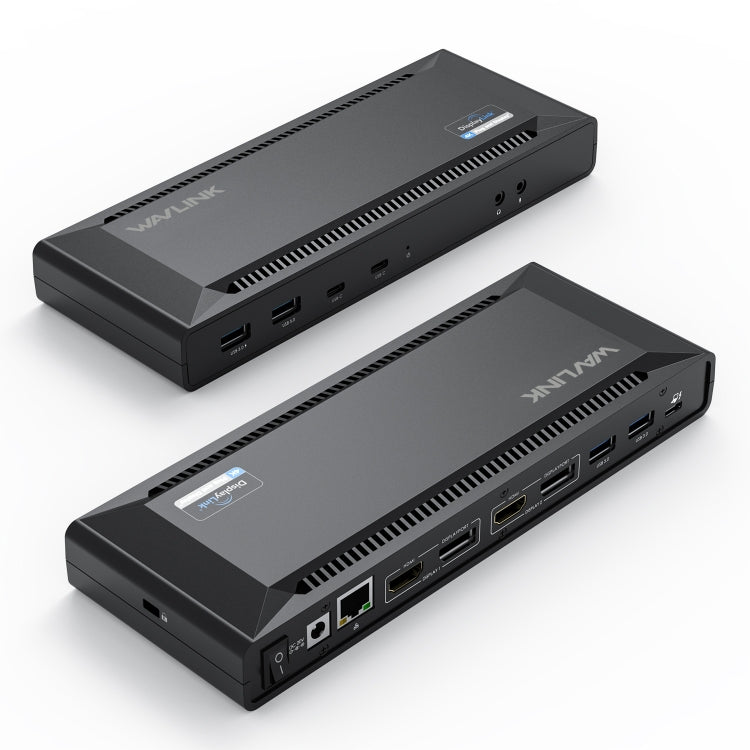 Wavlink UG69PD2 Doppia docking station integrata con ricarica rapida 4K, US Plug, EU Plug, UK Plug, AU Plug