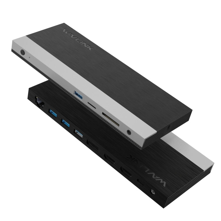 Wavlink UMD05 Display Port Porta HDMI RJ45 Ethernet Triple Display MST Docking station per laptop, US Plug, EU Plug, UK Plug, AU Plug