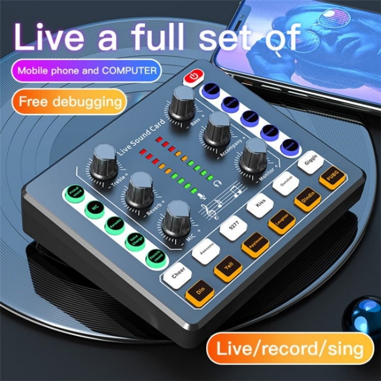 Scheda audio live BM800 con kit microfono a condensatore