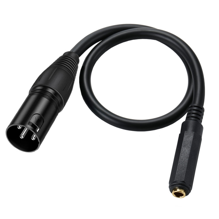 Cavo di collegamento amplificatore audio altoparlante JUNSUNMAY, lunghezza: 50 cm, 6.35mm Female to XLR Male, 6.35mm Female to XLR Female