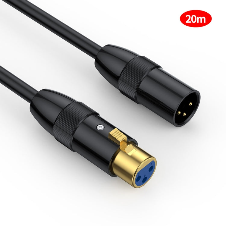 Cavo audio JUNSUNMAY XLR maschio a femmina Cavo audio a 3 pin Cavo schermato bilanciato, 0.5m, 1m, 1.5m, 2m, 3m, 5m, 10m, 15m, 20m