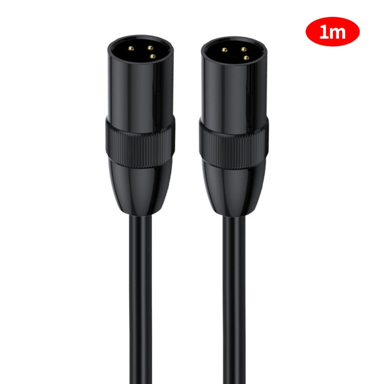Cavo audio JUNSUNMAY XLR maschio-maschio Cavo audio a 3 pin Cavo schermato bilanciato, 0.5m, 1m, 1.5m, 2m, 3m, 5m, 10m, 15m, 20m