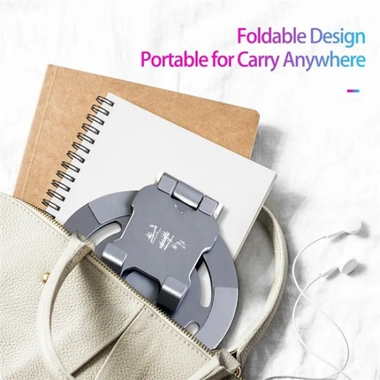 Supporto per tablet telefono desktop pieghevole portatile G60 con rotazione a 360 gradi, G60