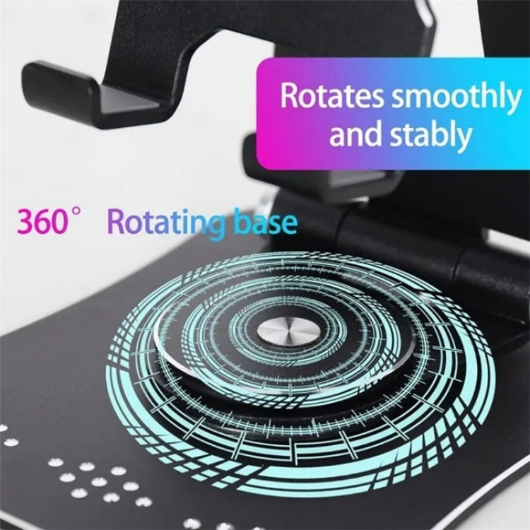 Supporto per telefono da tavolo pieghevole portatile G61 con rotazione a 360 gradi