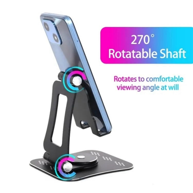 Supporto per telefono da tavolo pieghevole portatile G61 con rotazione a 360 gradi