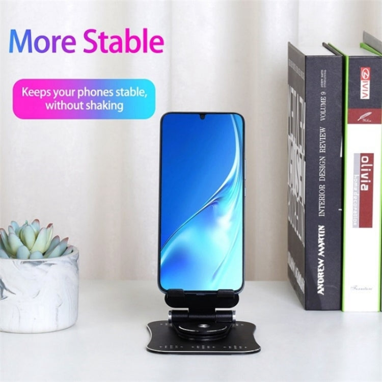 Supporto per telefono da tavolo pieghevole portatile G61 con rotazione a 360 gradi