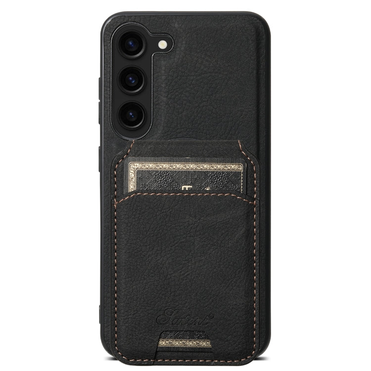 Custodia per telefono posteriore staccabile a portafoglio Suteni H16 Litchi Texture, For Samsung Galaxy S24+ 5G, For Samsung Galaxy S24 5G, For Samsung Galaxy S23 Ultra 5G, For Samsung Galaxy S23+ 5G, For Samsung Galaxy S23 5G