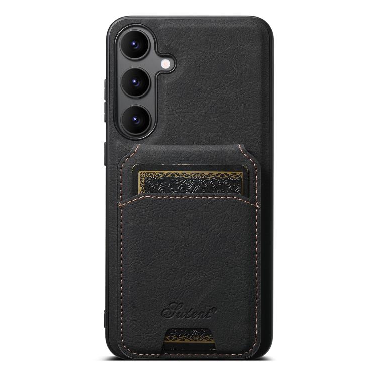 Custodia per telefono posteriore staccabile a portafoglio Suteni H16 Litchi Texture, For Samsung Galaxy S26+ 5G, For Samsung Galaxy S26 Ultra 5G, For Samsung Galaxy S25 5G, For Samsung Galaxy S25+ 5G, For Samsung Galaxy S25 Ultra 5G