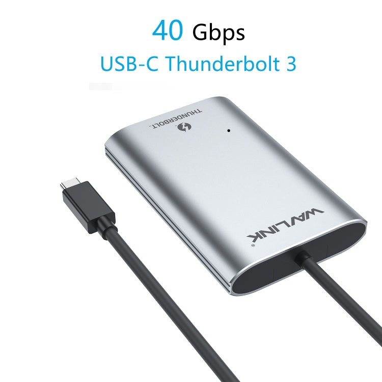 WAVLINK WL-UTA02H Convertitore extender multi-schermo Adattatore da Thunderbolt 3 a doppio HDMI, WL-UTA02H