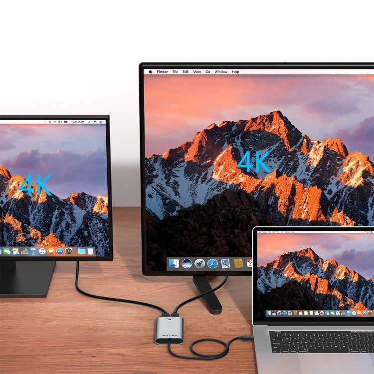 WAVLINK WL-UTA02H Convertitore extender multi-schermo Adattatore da Thunderbolt 3 a doppio HDMI, WL-UTA02H