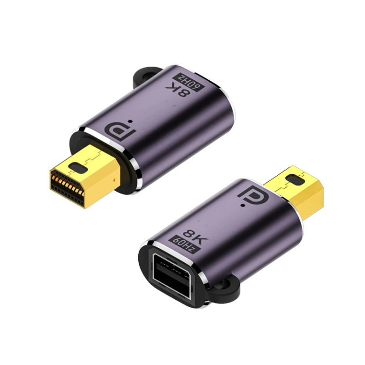 Adattatore DP 1.4 a Mini DP Trasmissione video HD 8K 60Hz espandibile, DP1.4 male to mini DP female, DP1.4 male to DP 1.4 female, mini DP male to mini DP female, mini DP male to DP 1.4 female