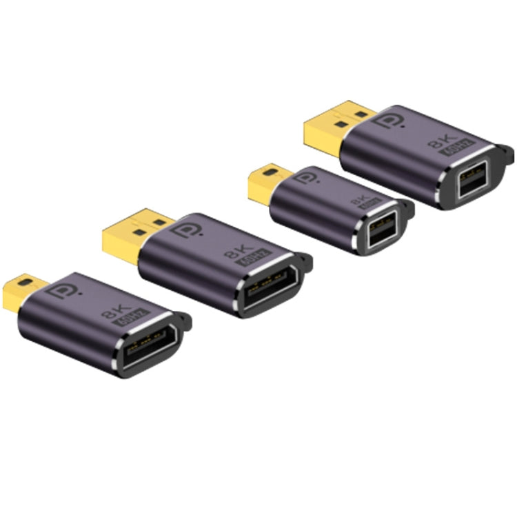 Adattatore DP 1.4 a Mini DP Trasmissione video HD 8K 60Hz espandibile, DP1.4 male to mini DP female, DP1.4 male to DP 1.4 female, mini DP male to mini DP female, mini DP male to DP 1.4 female