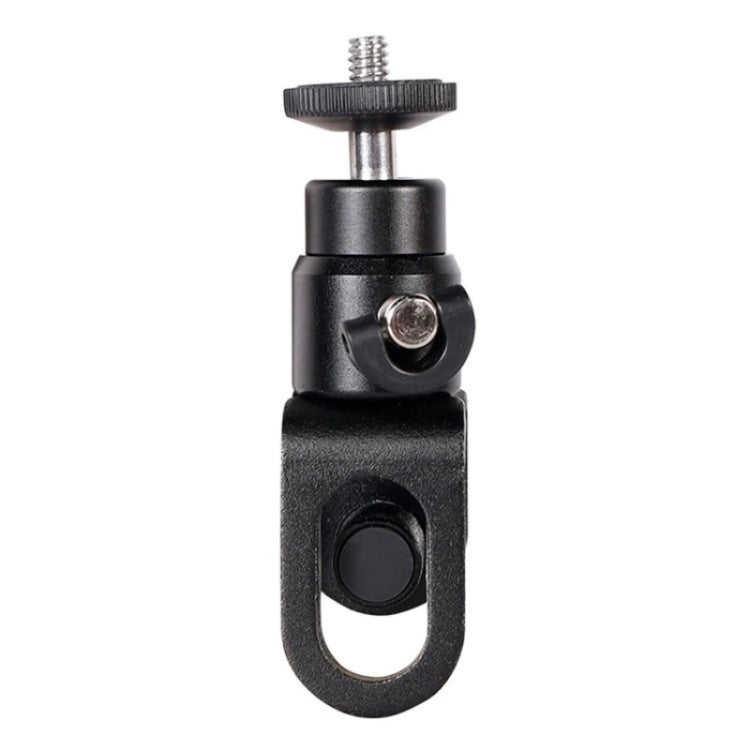 C038 Per conferenze trasmesse in diretta Supporto per luce di riempimento con clip per monitor portatile in lega di alluminio da 1/4 di vite