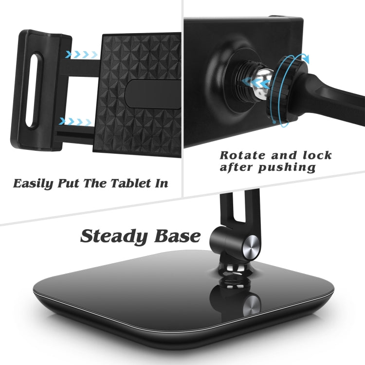 NS-06B Supporto per telefono tablet da tavolo pieghevole, girevole a 360 gradi, NS-06B