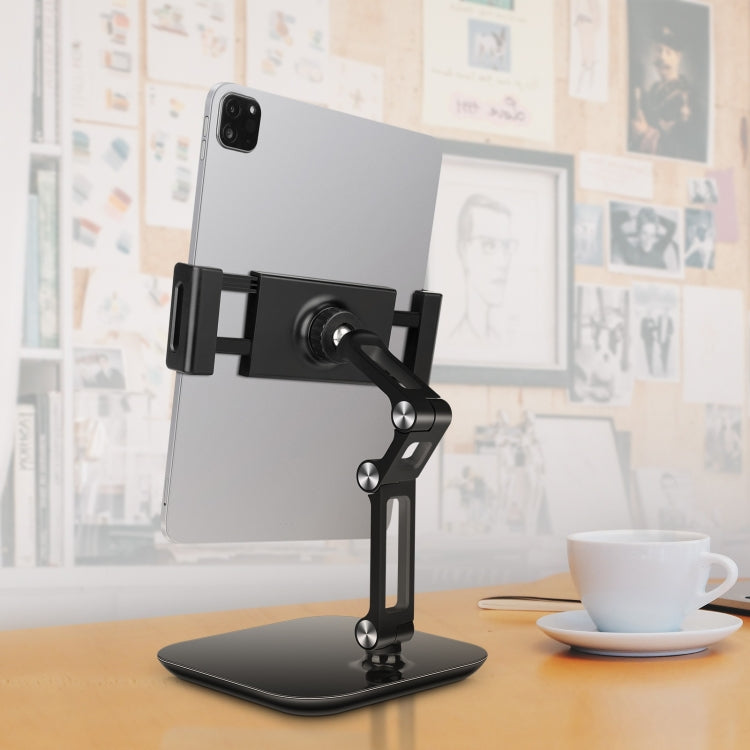 NS-06B Supporto per telefono tablet da tavolo pieghevole, girevole a 360 gradi, NS-06B