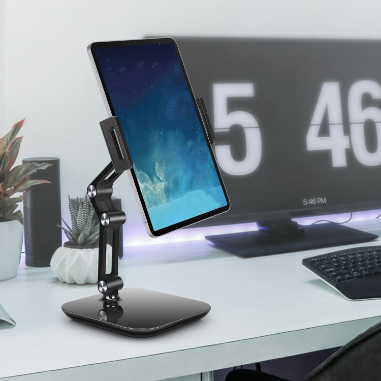 NS-06B Supporto per telefono tablet da tavolo pieghevole, girevole a 360 gradi, NS-06B