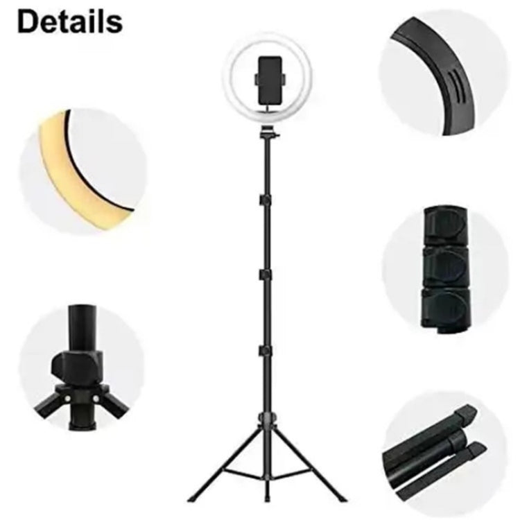 JMARY FM-536A Set di luci di bellezza con supporto in streaming per luce di riempimento live da 10 pollici, FM-536A
