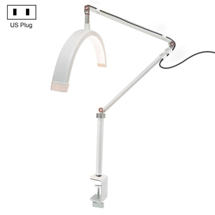 HD-M3X Per extension ciglia/tattoo/lampada per illuminazione nail art Lampada da scrivania a mezzaluna con clip da 16 pollici, US Plug, UK Plug, EU Plug, AU Plug