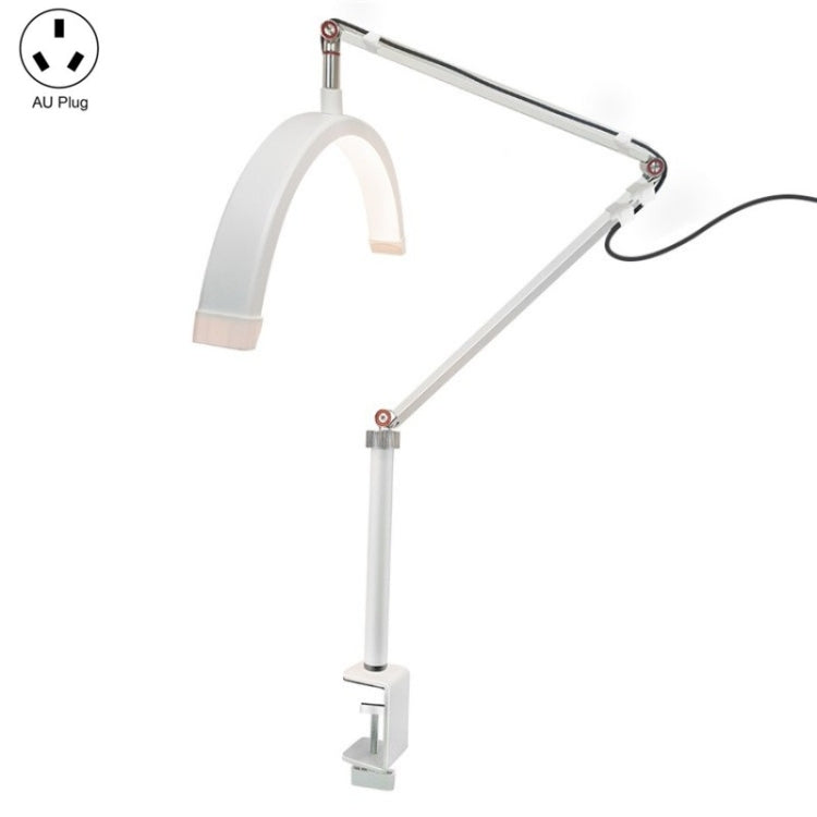 HD-M3X Per extension ciglia/tattoo/lampada per illuminazione nail art Lampada da scrivania a mezzaluna con clip da 16 pollici, US Plug, UK Plug, EU Plug, AU Plug